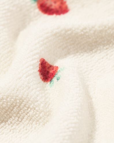 Newborn-Set, Shirt und Shorts, Frottee, Erdbeeren eierschalenfarben 68 - 33498614 - HEMA