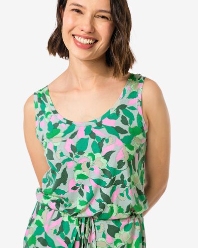 robe débardeur femme Hope feuilles vert foncé XL - 36267654 - HEMA