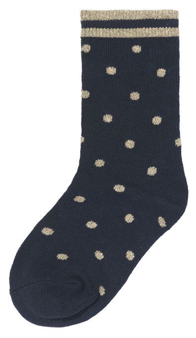 Kinder-Socken mit Baumwolle, 5 Paar blau 23/26 - 4380046 - HEMA