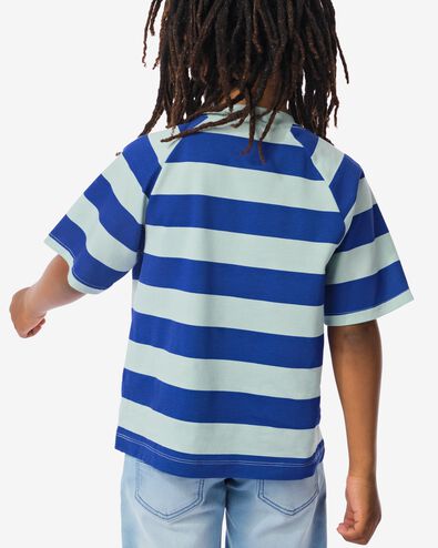 Kinder-Shirt, Streifen blau 86/92 - 30792135 - HEMA