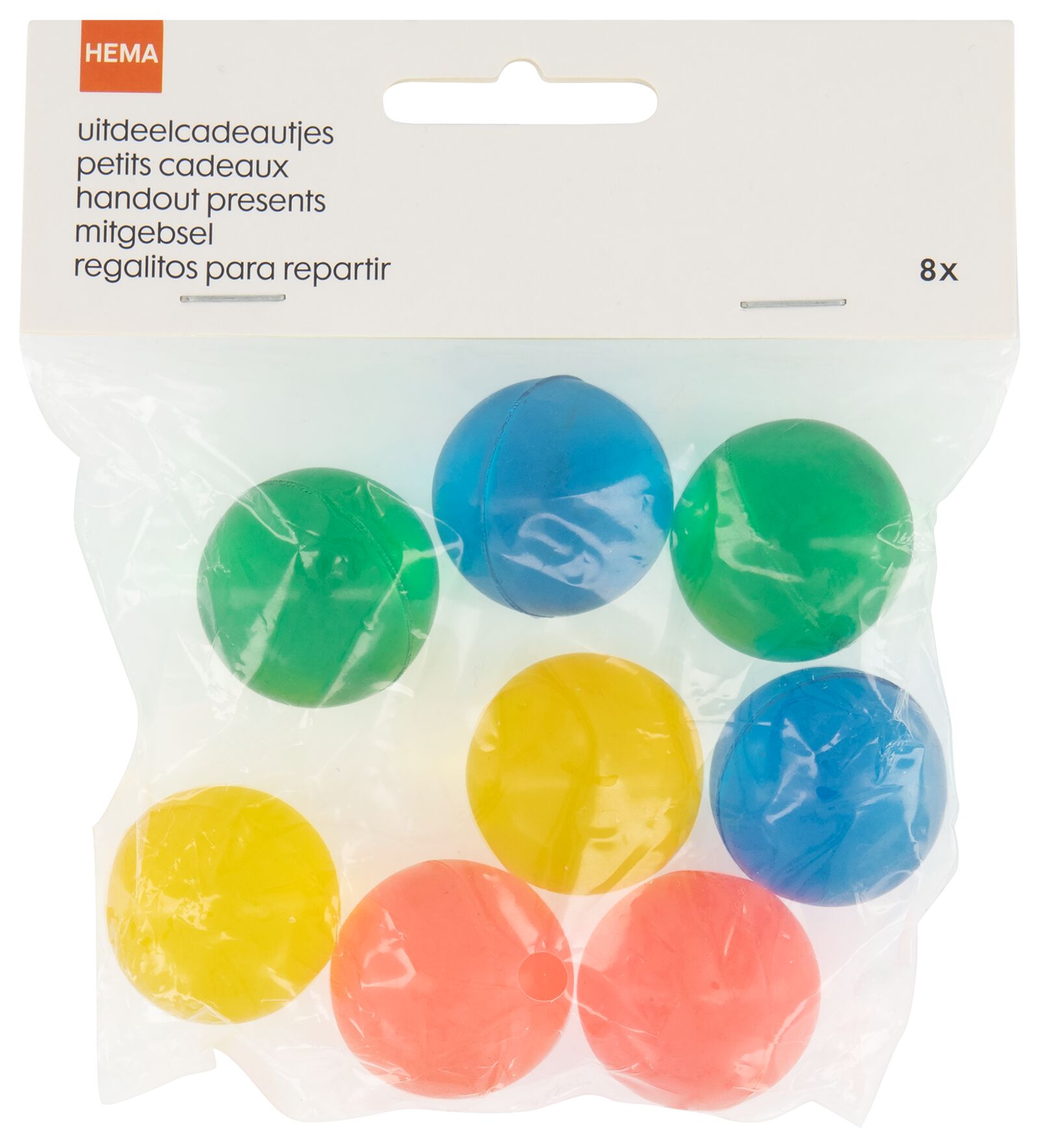Acheter Balle rebondissante - Points jaune/orange - Balle magique 