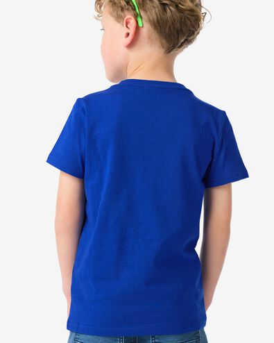 t-shirt enfant coucher de soleil bleu 98/104 - 30785182 - HEMA