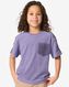 Kinder-T-Shirt, Frottee violett 158/164 - 30782680 - HEMA