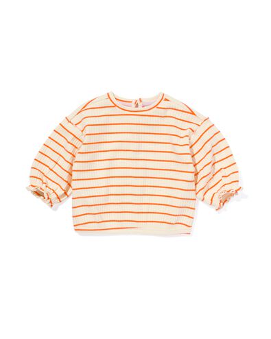 Baby-Sweatshirt, Ballonärmel hellgelb 98 - 33038857 - HEMA