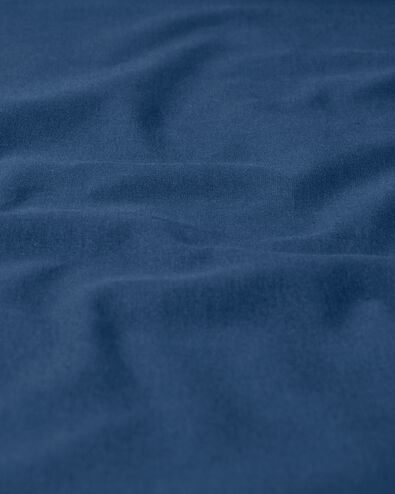 drap-housse coton doux 180x200 bleu - 5190053 - HEMA