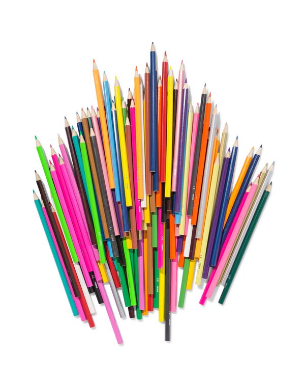 100 crayons dans un seau - 15990156 - HEMA