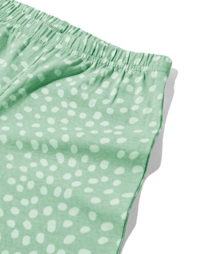 pyjama enfant polaire/coton paresseux vert clair 86/92 - 23050062 - HEMA