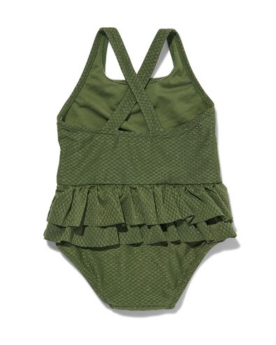 maillot de bain bébé à paillettes vert armée - 1000031643 - HEMA