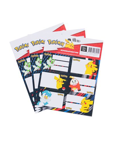 Pokémon etiketten - 18 stuks - 14900575 - HEMA