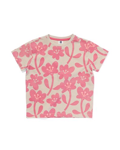 Kinder-T-Shirt rosa 98/104 - 30874638 - HEMA