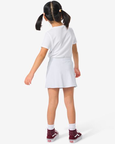 jupe de sport avec legging enfant blanc 134/140 - 36030273 - HEMA
