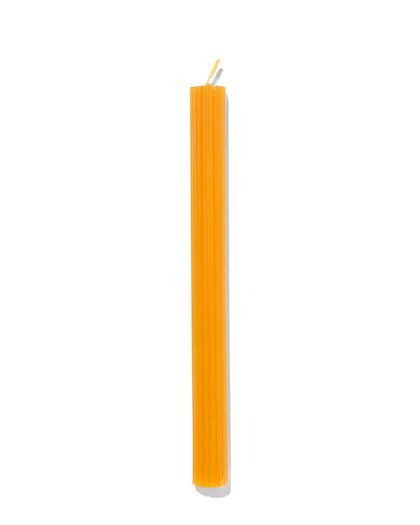 bougie longue à cannelures Ø2x24 orange - HEMA