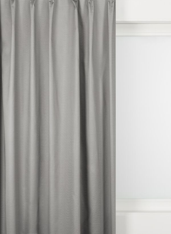 tissu pour rideaux amsterdam gris clair gris clair - 1000015852 - HEMA
