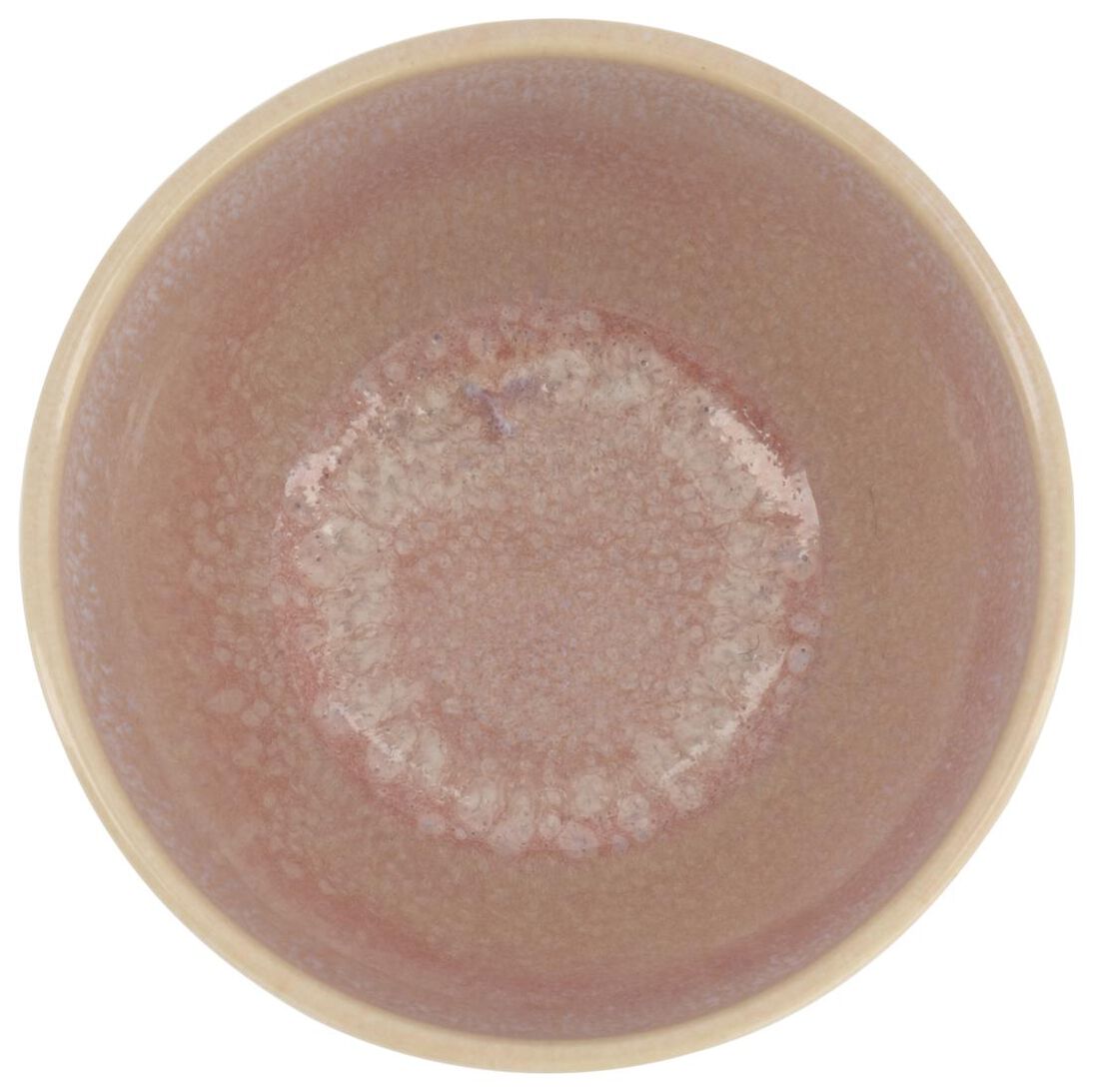 interferentie Fruit groente verkeer schaal - 10 cm - Porto - reactief glazuur - roze - HEMA