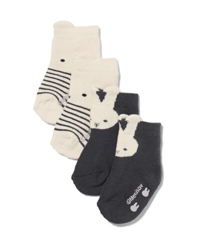 2 paires de chaussettes bébé Miffy terry - 4720041 - HEMA