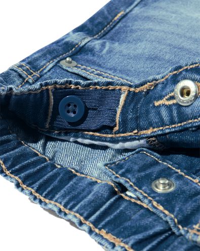 baby korte jeans donkerdenim 92 - 33103056 - HEMA