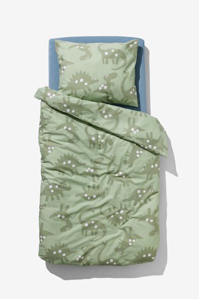 housse de couette enfant - 120x150 - coton doux - dinosaures - 5760049 - HEMA