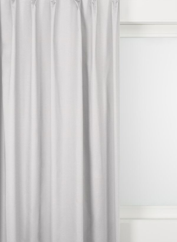 tissu pour rideaux oklahoma ivoire ivoire - 1000015793 - HEMA