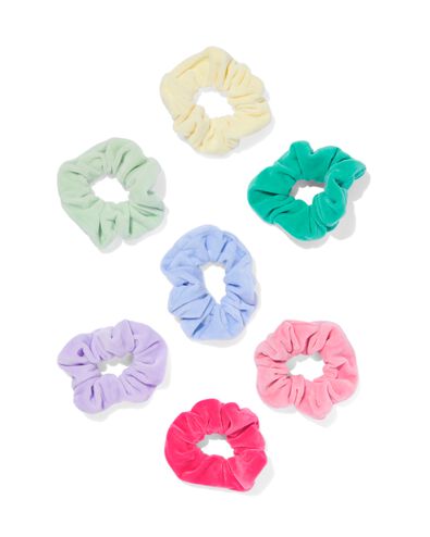 scrunchies - 7 stuks  - 14511161 - HEMA