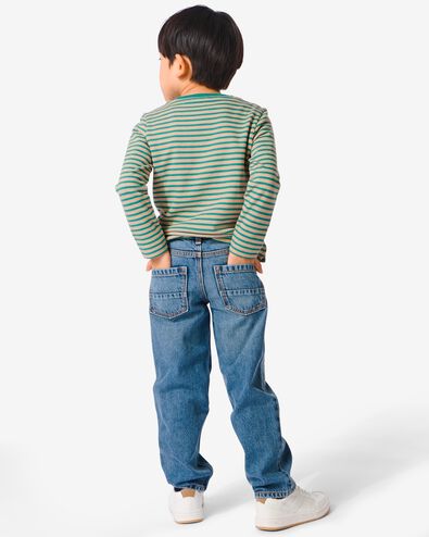 jean enfant - modèle straight fit bleu 116 - 30776356 - HEMA