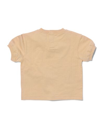 baby sweat t-shirt zand 62 - 33102251 - HEMA