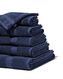 serviettes de bain - qualité supérieure bleu nuit bleu nuit - 2000000043 - HEMA