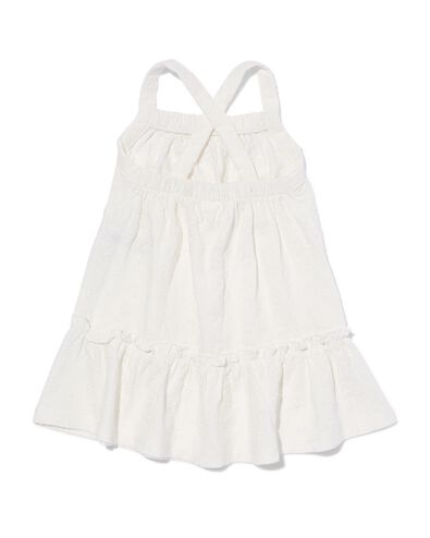 robe bébé broderie blanc cassé 62 - 33049051 - HEMA