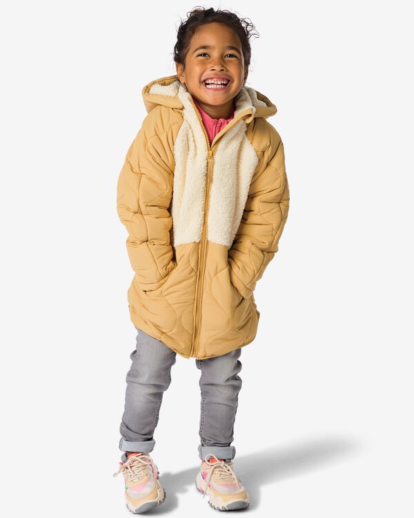 Kinder-Steppjacke Teddy braun braun - 30865307BROWN - HEMA