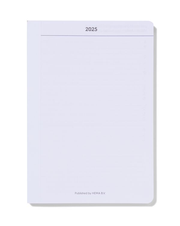 agenda 2025 recharge A5 pour carnet de notes  - 14690066 - HEMA