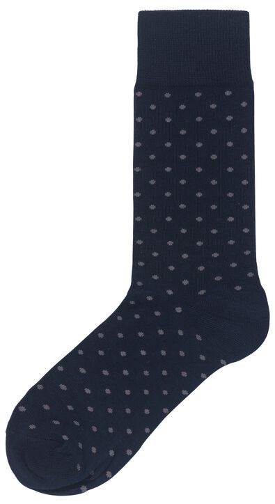 5er-Pack Herren-Socken, mit Baumwolle dunkelblau 39/42 - 4110076 - HEMA