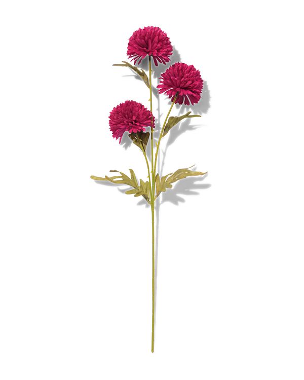 kunstbloem dahlia 53cm donkerroze - 41323000 - HEMA