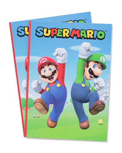 Super Mario schrift A4 geruit 10x10mm  - 14900562 - HEMA