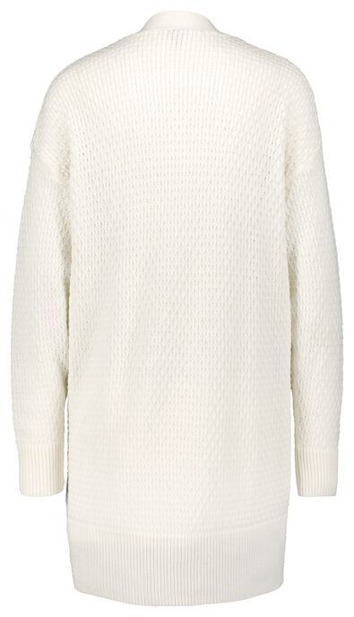 gilet femme Philly en maille blanc M - 36285452 - HEMA