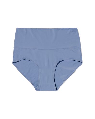 Damen-Slip, hohe Taille, Ultimate Comfort blau S - 19610545 - HEMA
