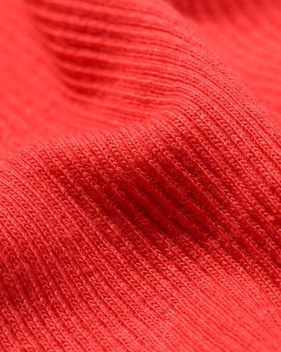 Damen-Shirt Clara, Feinripp korallfarben XL - 36255424 - HEMA