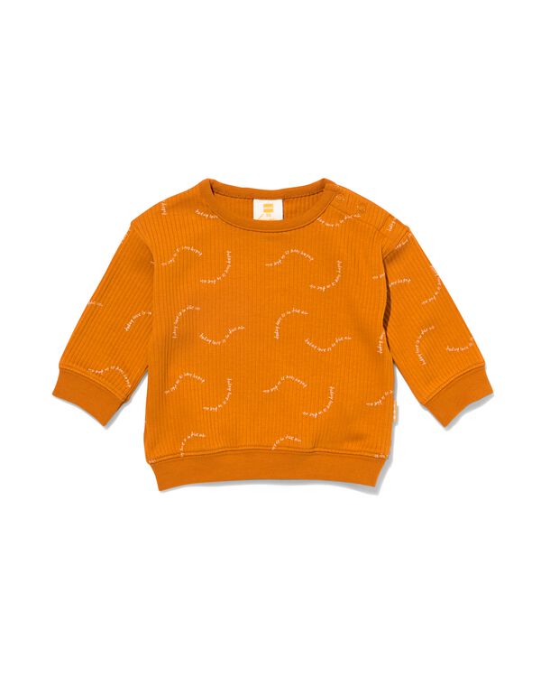 Sweater für Neugeborene, Love braun braun - 33403920BROWN - HEMA