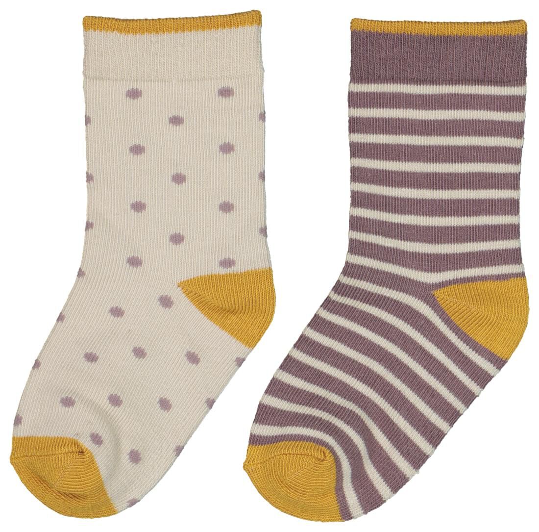 5 paires de chaussettes bébé avec bambou beige - HEMA