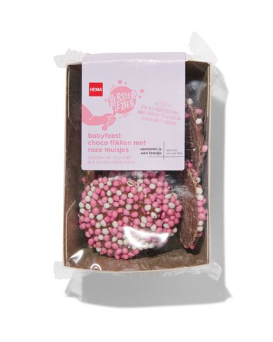décoration pour gâteau comestible - vermicelles - fête bébé rose