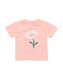 baby t-shirt bloem perzik 98 - 33043757 - HEMA