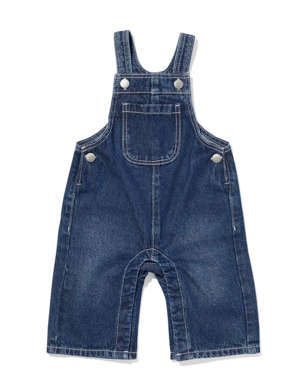 Baby Jumpsuit Jeans dunkelblau dunkelblau - 33074460DARKBLUE - HEMA