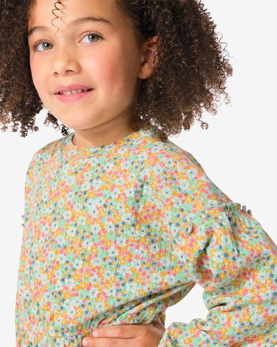 robe enfant côtelée fleurs multicolore multicolore - 30876818MULTICOLOUR - HEMA