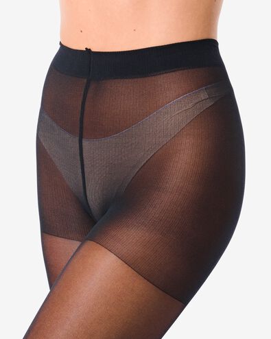 panty anti-ladder 40denier zwart 36/38 - 4060131 - HEMA