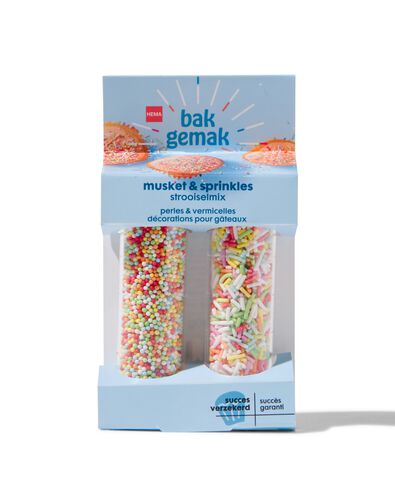 200g vermicelles sucre BIO colorées - décor sucre colorées - Sprinkles pour  la décoration - décorations de Noël en sucre BIO en emballage