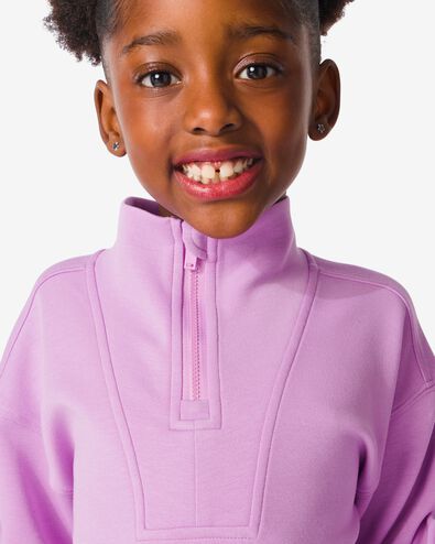 Kinder-Kleid, mit Reißverschluss violett 146/152 - 30832165 - HEMA