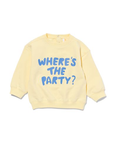 baby sweater party ecru 68 - 33112972 - HEMA