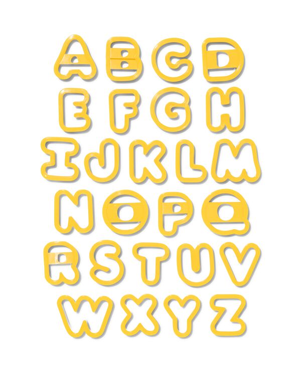 Coffret Emporte Piece Lettre Alphabet - Lot de 40 - Moule pour