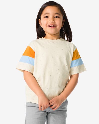 Kinder-T-Shirt beige 86/92 - 30782770 - HEMA