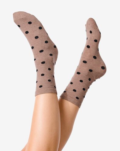 5 paires de chaussettes femme avec coton noir noir - 4270415BLACK - HEMA