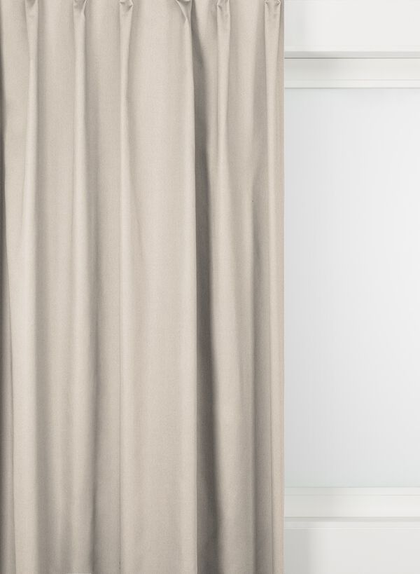 tissu pour rideaux montfoort occultant beige beige - 2000000065 - HEMA