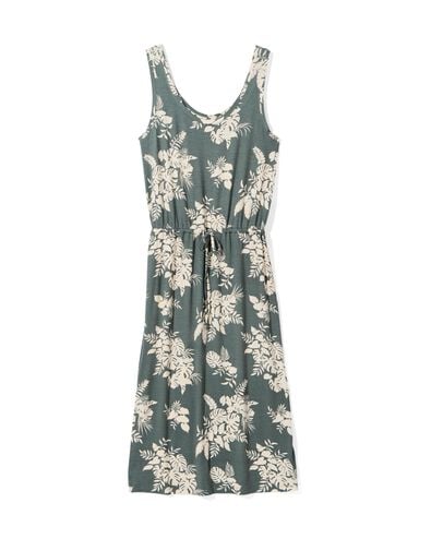 Damen-Kleid Hope, ärmellos, Blätter grün M - 36267752 - HEMA